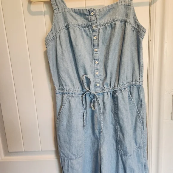 Light Blue Sleeveless Jumpsuit Old Navy - Picture 4 of 6